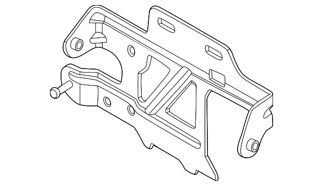 BMW BMW X6 M DRIVING ASSISTANT PROFESSIONAL SENSOR BRACKET OEM#51117883386 2024-2026 PL#BM1074110