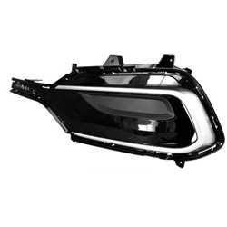 HYUNDAI SANTA FE SPORT (2.0/2.4L) FOG LAMP COVER LEFT (Driver Side) CHROME/BLACK (WO/ FOG) **CAPA** OEM#865614Z500 2017 PL#HY1038141C