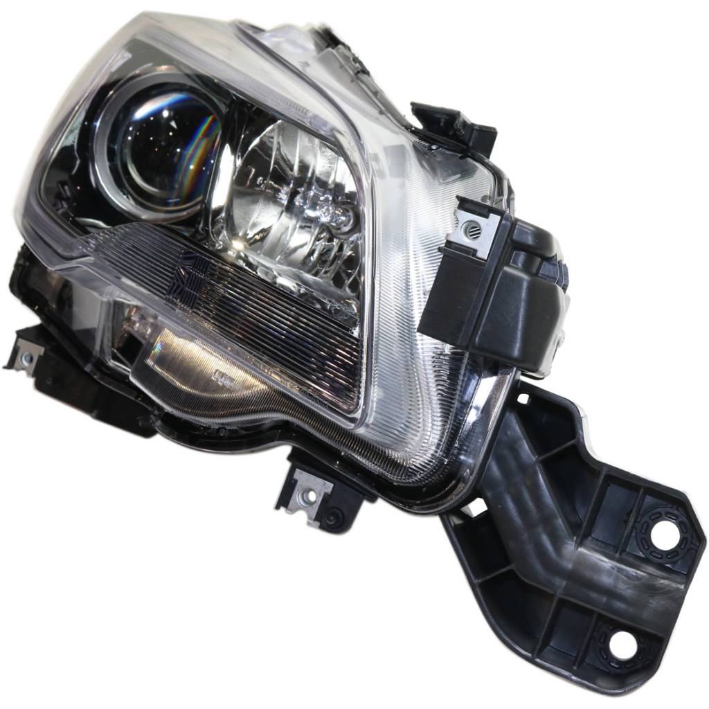 SUBARU LEGACY HEAD LAMP ASSY RIGHT (Passenger Side) (HALOGEN)(BLACK BEZEL) OEM#84001AL02A 2015-2017 PL#SU2503149