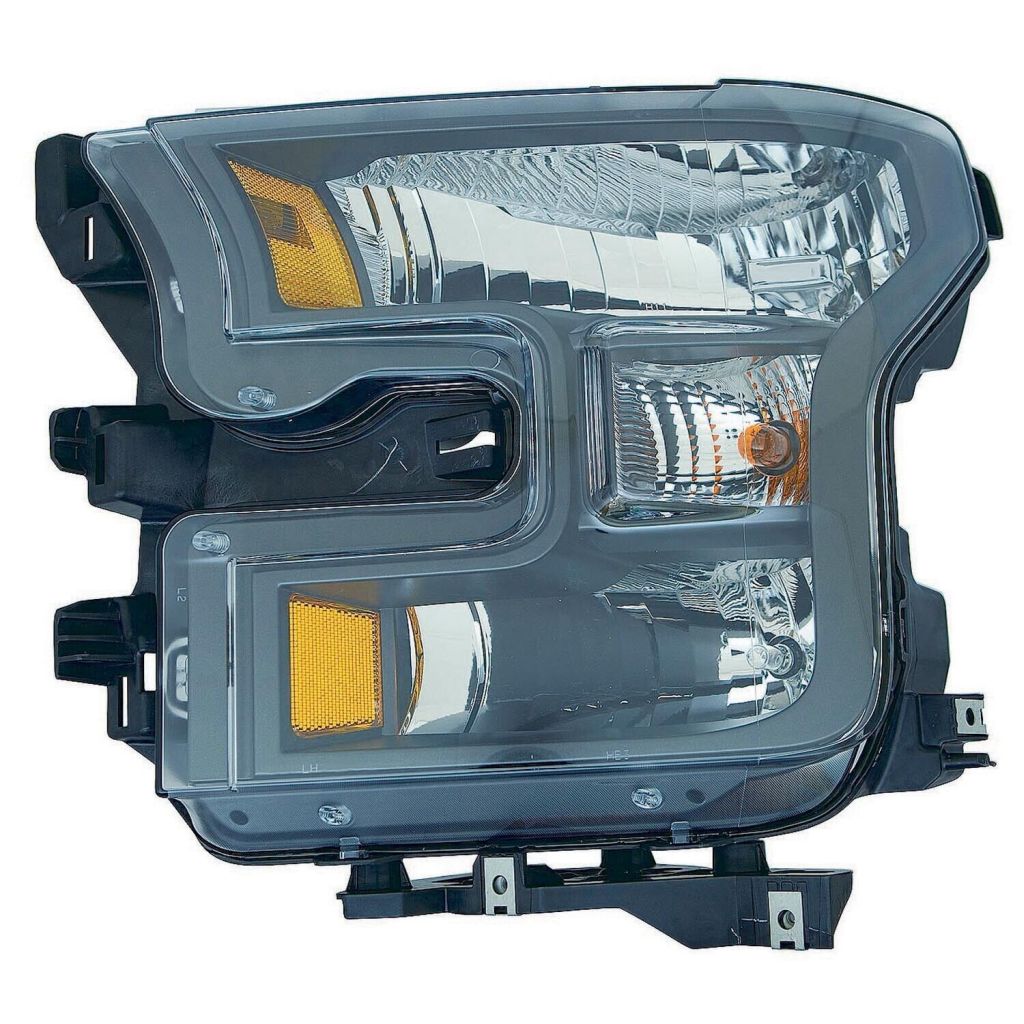 FORD TRUCKS & VANS FORD/PU F150 (EXC RAPTOR) HEAD LAMP UNIT LEFT (Driver Side) (HALOGEN)(W/SPECIAL EDITION)(BLACK BEZEL) OEM#GL3Z13008B 2016-2017 PL#FO2518140