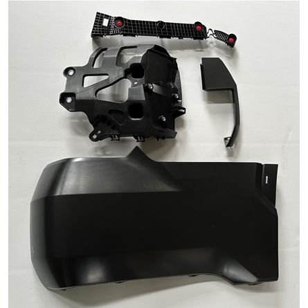 TOYOTA TUNDRA REAR BUMPER END COVER ASSY RIGHT (Passenger Side) PRIMED (WO/SENSOR)(W/WHEEL OPENING MLDG) OEM#521610C902-PFM 2022-2025 PL#TO1105144