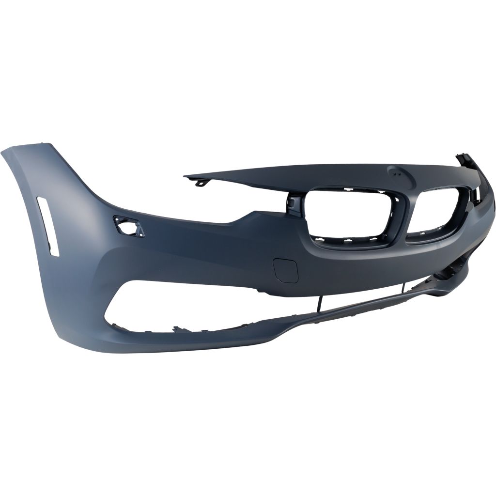 BMW BMW 3 (SEDAN) FRONT BUMPER COVER PRIMED W/WASH WO/M SPORT (STANDARD/MODERN) OEM#51117445106 2016-2018 PL#BM1000426