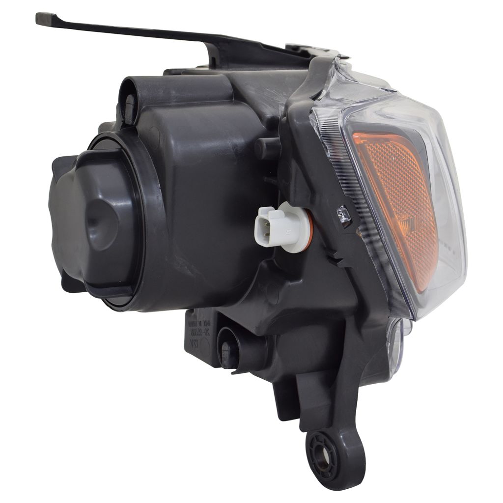 JEEPVEHICLE GRAND CHEROKEE / GRAND CHEROKEE WK HEAD LAMP ASSY RIGHT (Passenger Side) (HALOGEN)(BLACK)(EXC 75th ED) OEM#68236108AE 2014-2016 PL#CH2503308