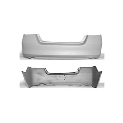 HONDA ACCORD SEDAN REAR BUMPER COVER PRIMED **CAPA** OEM#04715SDBA80ZZ 2006-2007 PL#HO1100233C