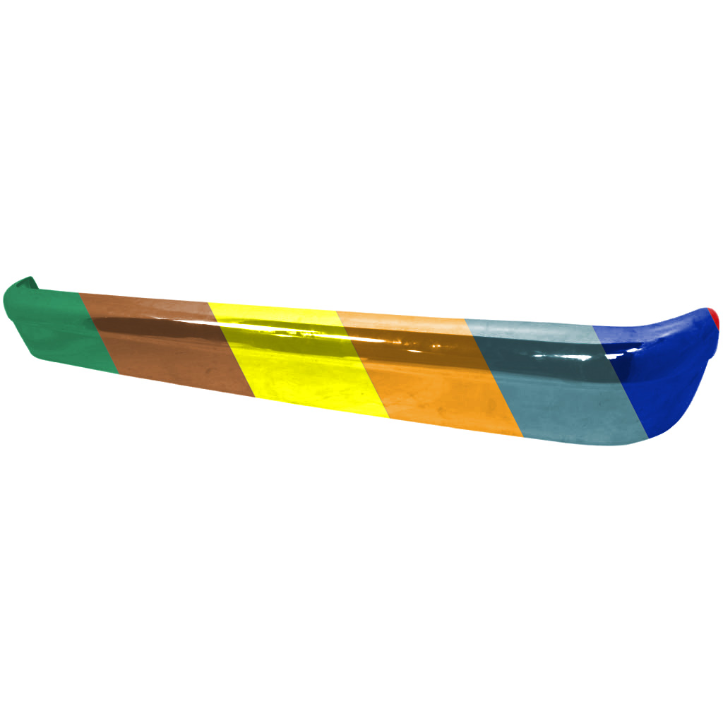 FORD TRUCKS & VANS FORD VAN REAR BUMPER CHROME PLN (WO/SENSOR)(WO/PAD HOLES)(NON-STEP) OEM#7C2Z17906F 2008-2014 PL#FO1102362