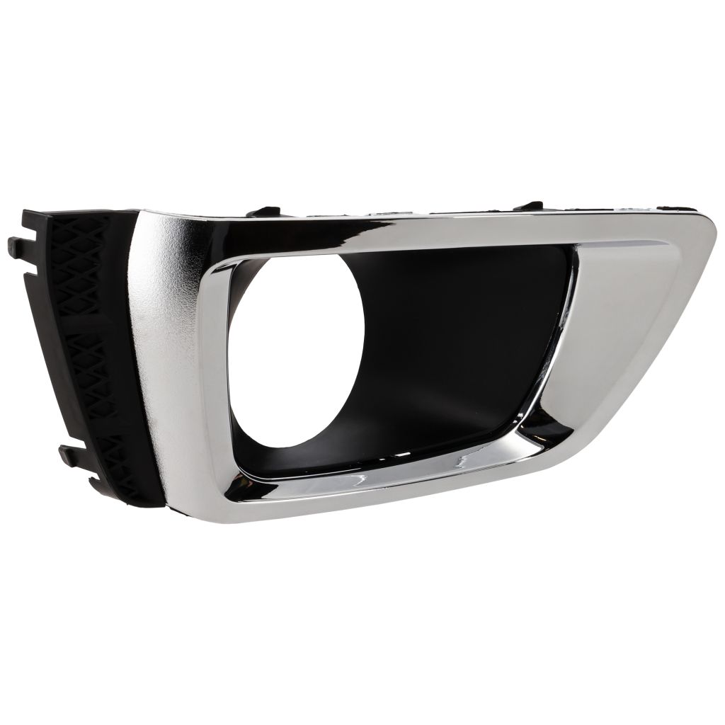 SUBARU FORESTER FOG LAMP COVER RIGHT (Passenger Side) CHR/BLK 2.0L (W/ FOG) OEM#57731SG080 2014-2018 PL#SU1039107