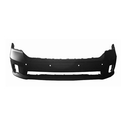 DODGE TRUCKS & VANS DODGE/PU (R1500) FRONT BUMPER COVER PRIMED (1PC PLASTIC BMP)(W/ SENSOR)**CAPA** OEM#68239435AA (P) 2014-2018 PL#CH1000A12C