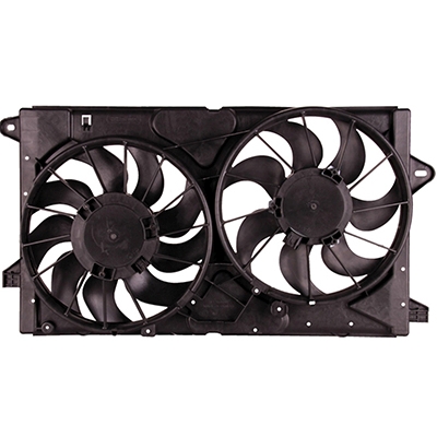 CHEVROLET IMPALA (NEW)(4pc T/L) RADIATOR & A/C FAN ASSEMBLY 3.6L (DUAL FAN) OEM#20970655-PFM 2014-2020 PL#GM3115250