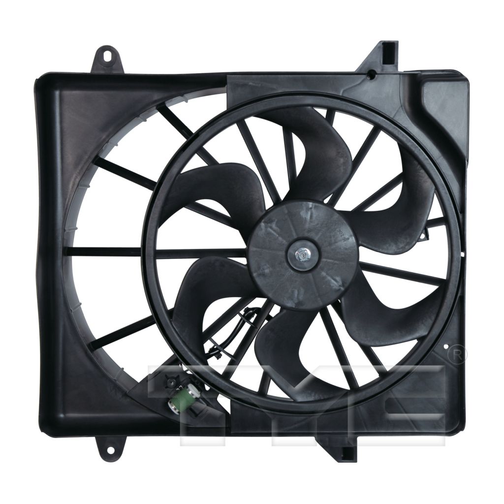 JEEP LIBERTY RADIATOR & A/C FAN ASSEMBLY (SINGLE FAN) OEM#68033228AA 2008-2012 PL#CH3115159