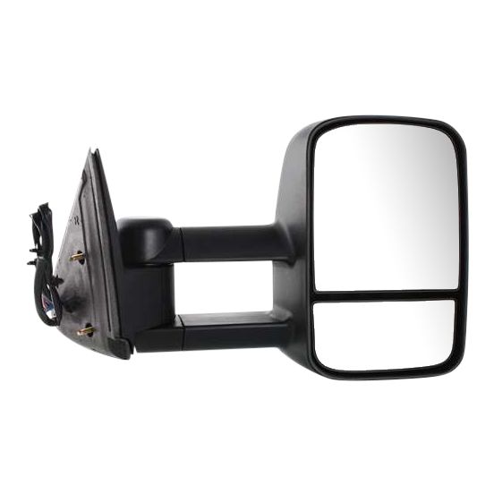 GM TRUCKS & VANS YUKON/YUKON XL (GMC) DOOR MIRROR LEFT (Driver Side) POWER/HEATED (TOW TYPE)(DUAL ARM)(NO SIGNAL IN GLASS) OEM#15904035-PFM 2003-2006 PL#GM1321410