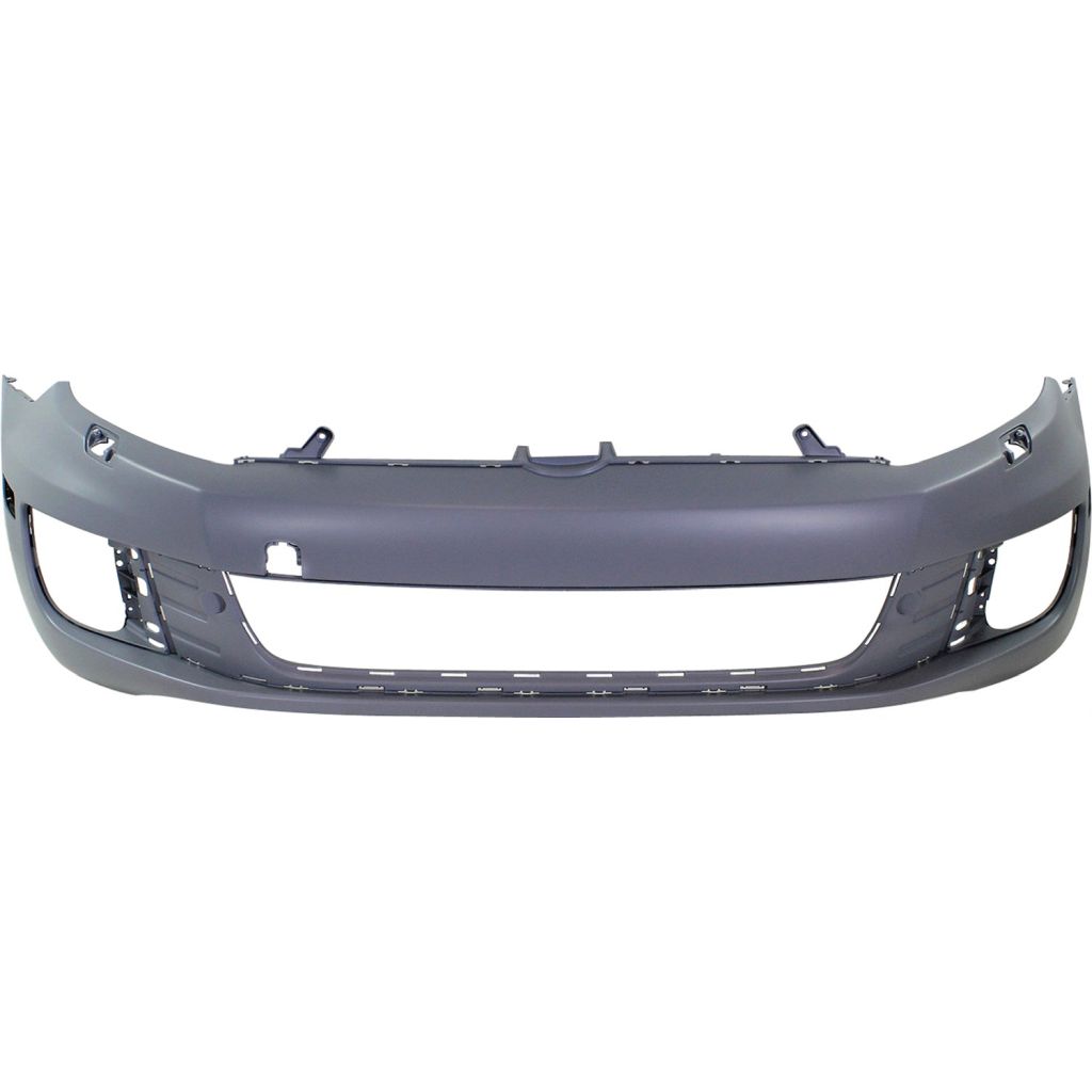 VOLKSWAGEN GTI 2/4DOORS FRONT BUMPER COVER PRIMED (W/WASHER)(W/O SENSOR) (W/S.MARKER HOLE) OEM#5K0807217CFGRU 2010-2014 PL#VW1000185