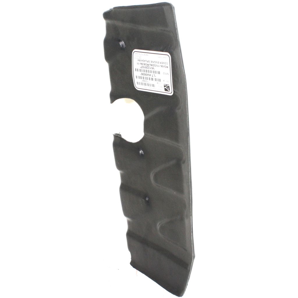 KIA RIO5 HATCHBACK FRONT SIDE SPLASH SHIELD RIGHT (Passenger Side) (ENG UNDER CVR) OEM#291201G000 2006-2011 PL#KI1228107