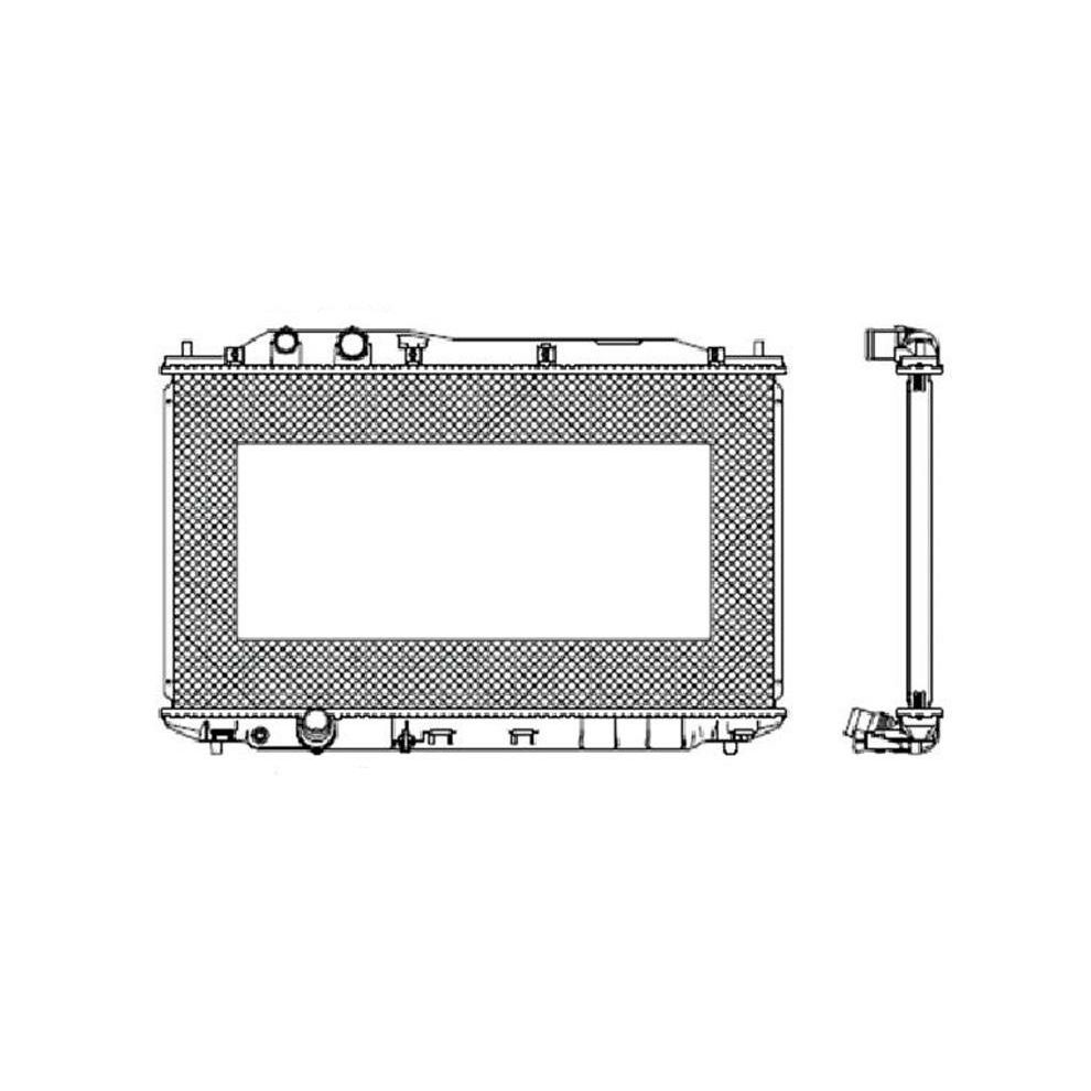 HONDA CIVIC COUPE RADIATOR 1.8L/2.0L /L4 OEM#19010RNBC51 2006-2011 PL#HO3010208