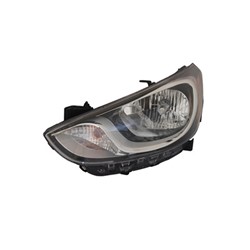 HYUNDAI ACCENT SEDAN HEAD LAMP ASSEMBLY LEFT (Driver Side) (HALOGEN) **CAPA** OEM#921011R010 2012-2014 PL#HY2502163C