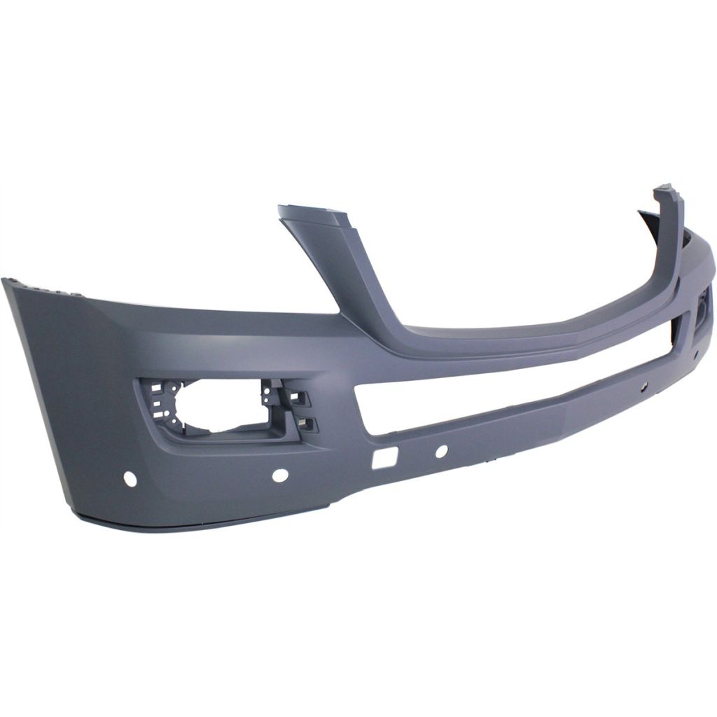MERCEDES-BENZ GL-CLASS (164) FRONT BUMPER COVER PRIMED 320/450 (ROUND FOG)(WO/WASHER)(W/ SENSOR)(WO/CURVE LIGHT) OEM#16488517259999 2007-2009 PL#MB1000257