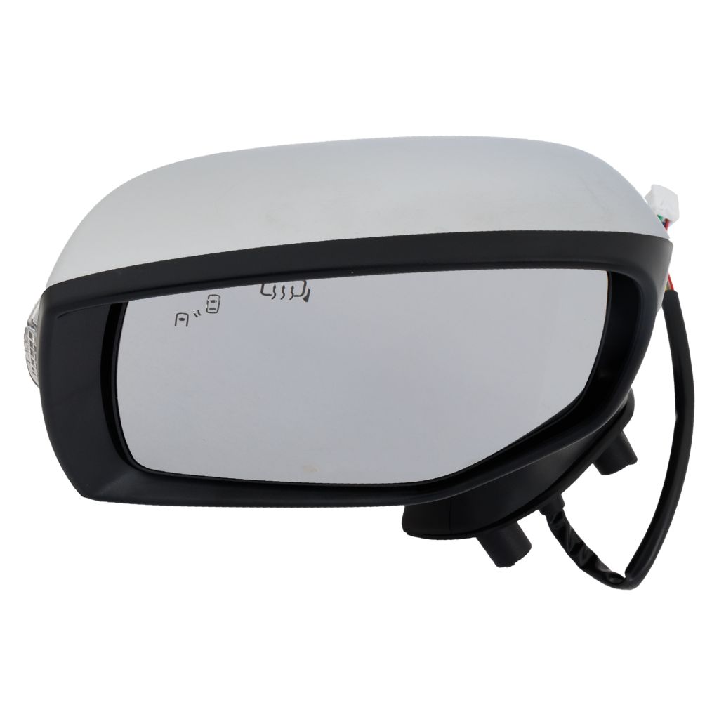 SUBARU LEGACY DOOR MIRROR LEFT (Driver Side) PWR/HTD/SIGNAL (W/BSD)(SPORT MDL)(SILVER CVR) OEM#91036AL20B-PFM 2017 PL#SU1320174