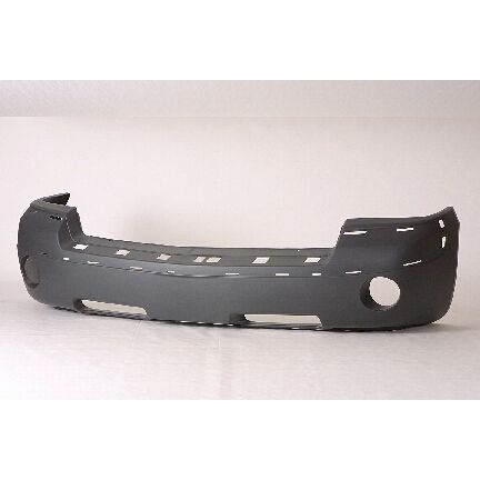 DODGE TRUCKS & VANS DAKOTA/PU FRONT BUMPER COVER TXT-GRAY (W/CHROME MLDG) OEM#1GE95CD7AA 2005-2007 PL#CH1000894