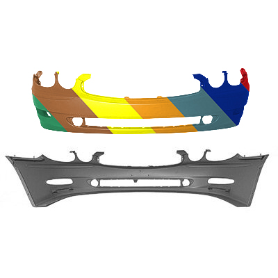 BUICK LACROSSE FRONT BUMPER COVER PRIMED (CXL/CXS)(W/O CHROME MOLDING TYPE) OEM#12336058 2005-2007 PL#GM1000741