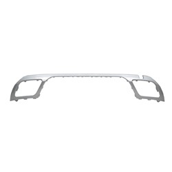 VOLKSWAGEN ATLAS REAR BUMPER LOWER CENTER TRIM SILVER (WO/R-LINE PKG) **CAPA** OEM#3CN807568AV3 2018-2020 PL#VW1195115C