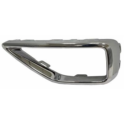 VOLKSWAGEN TAOS REAR BUMPER EXHAUST TIP BEZEL RIGHT (Passenger Side) CHROME OEM#2GJ807834A2ZZ 2022-2026 PL#VW1147114