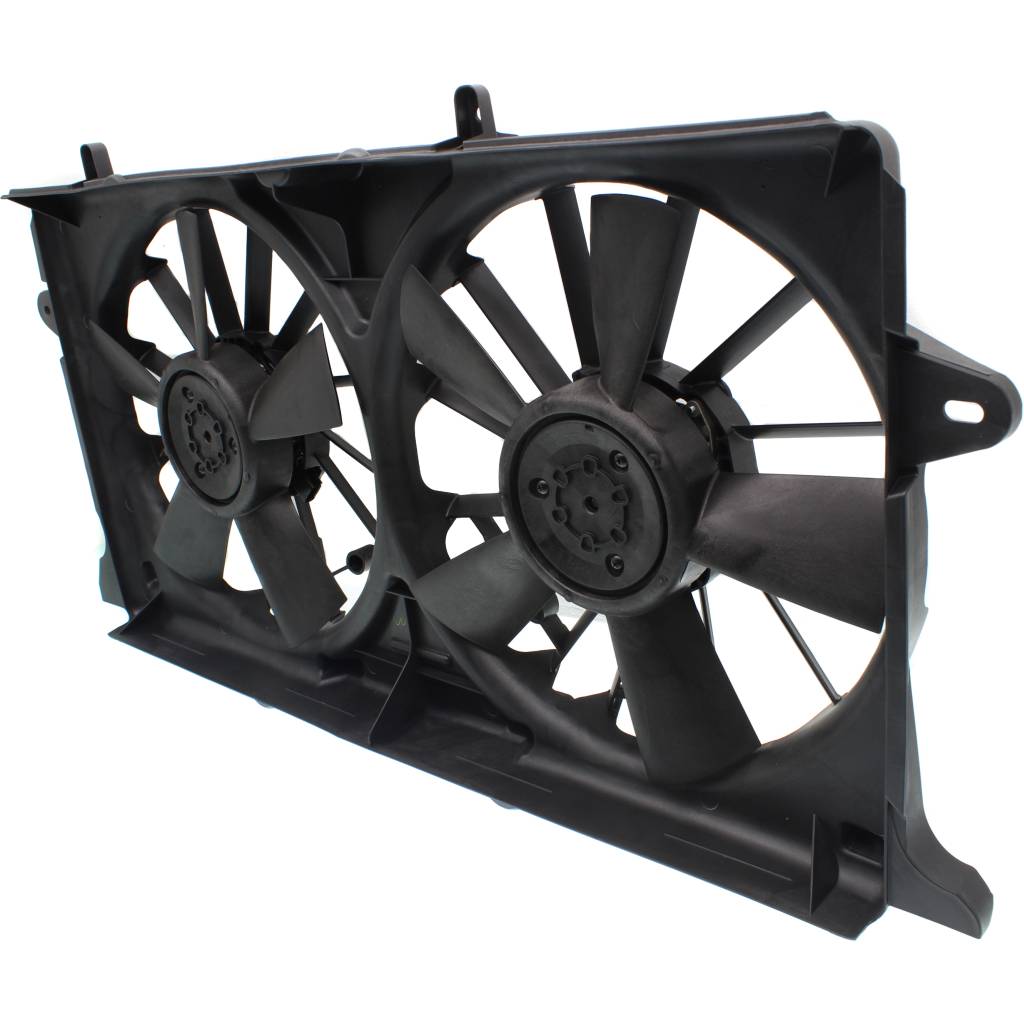 GM TRUCKS & VANS SIERRA/PU 1500 (19 OLD STYLE) RADIATOR & A/C FAN ASSEMBLY (DUAL FAN) OEM#23123635-PFM 2014-2019 PL#GM3115291