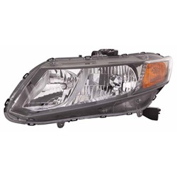 HONDA CIVIC COUPE HEAD LAMP ASSEMBLY LEFT (Driver Side)**CAPA** OEM#33150TR0A01 2012 PL#HO2502144C