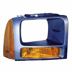 FORD TRUCKS & VANS FORD/PU (F250/350/450/550) Super Duty CORNER LAMP & HEAD LAMP DOOR BLACK RIGHT (Passenger Side) (SEALED BEAM TYPE) OEM#6C3Z13200AAA 2006-2007 PL#FO2527104