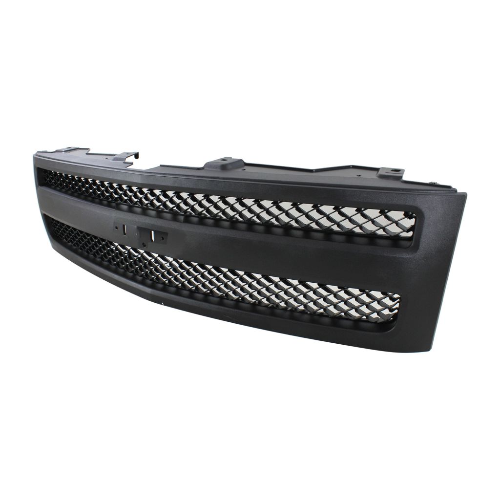 GM TRUCKS & VANS SILVERADO/PU 1500 HYBRID (CHEVY) GRILLE TEXT BLACK FRME/BLK OEM#22829433 2009-2013 PL#GM1200578