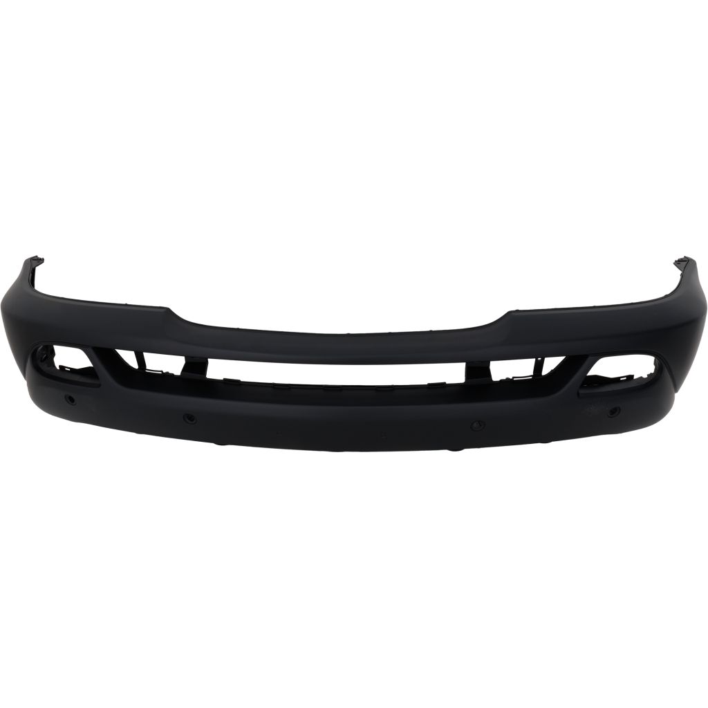MERCEDES-BENZ ML-CLASS (163) FRONT BUMPER COVER PRIMED (W/RECT FOG)(W/PARK)(W/O WASHER) OEM#1638804770 2002-2005 PL#MB1000164