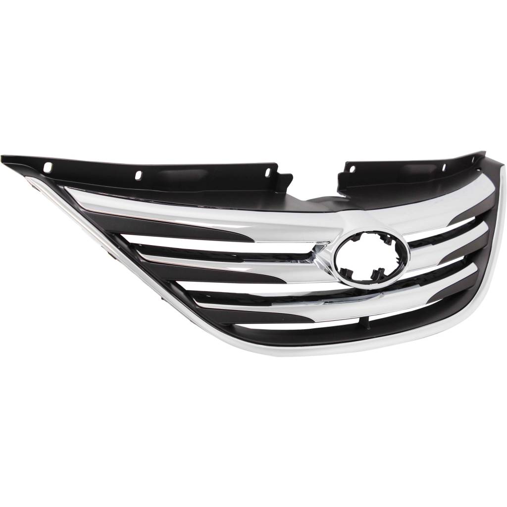 HYUNDAI SONATA GRILLE ASSY CHROME W/CHROME OUTER MLDG (SE/LTD) OEM#863503Q700 2014 PL#HY1200187