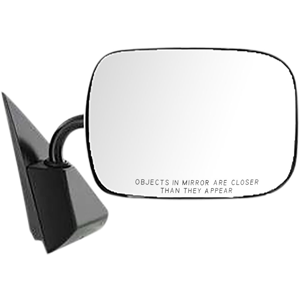 GM TRUCKS & VANS TAHOE (CHEVY) (HEAD/LAMP & C/L 2pcs Design ) MIRROR RIGHT (Passenger Side) CHROME MANUAL (BELOW EYELINE) OEM#15697332 1995-2000 PL#GM1321103