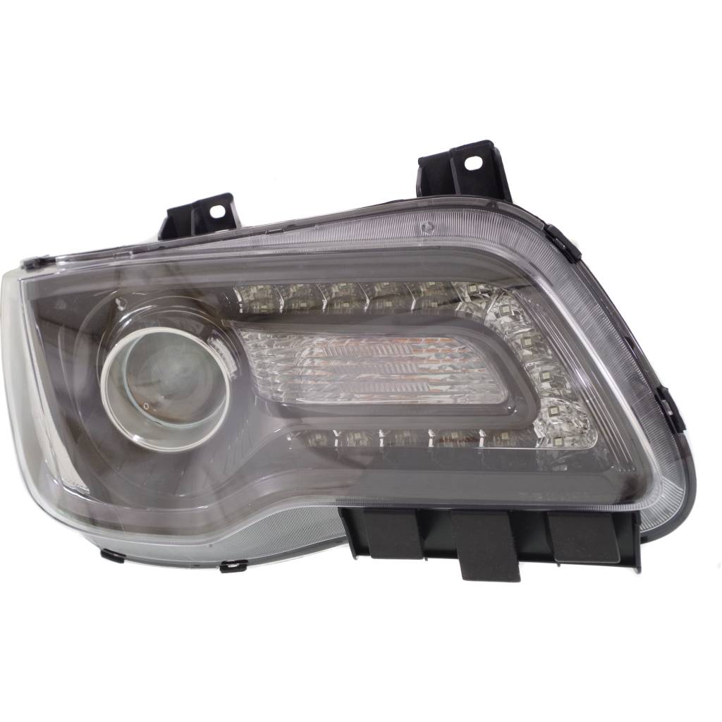 CHRYSLER 300 HEAD LAMP ASSY RIGHT (Passenger Side) (HALOGEN)(BLACK) OEM#68214382AD 2015-2017 PL#CH2503269