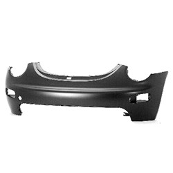 VOLKSWAGEN BEETLE FRONT BUMPER COVER PRIMED (W/O TURBO)(W/O HEAD/LAMP WASHER) OEM#1C0807221EGRU 1999-2005 PL#VW1000139