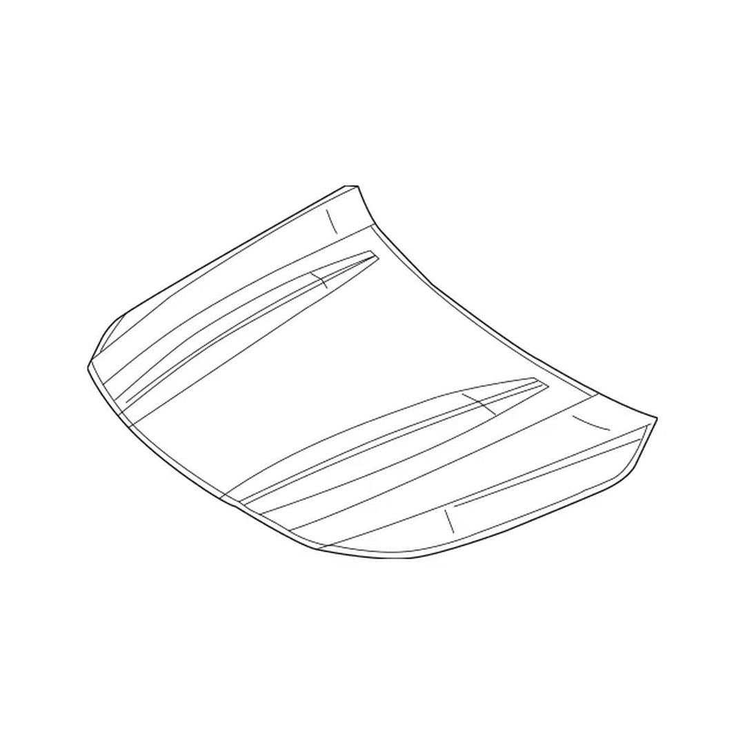 MERCEDES-BENZ CLA-CLASS HOOD (STEEL) OEM#1178800057-PFM 2014-2019 PL#MB1230141
