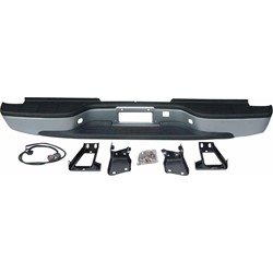 GM TRUCKS & VANS SILVERADO/PU (CHEVY) (07 OLD STYLE) STEP BUMPER ASSEMBLY PTD(FLEETSIDE)(2500HD/3500) OEM#12473001-PFM 1999-2007 PL#GM1103141