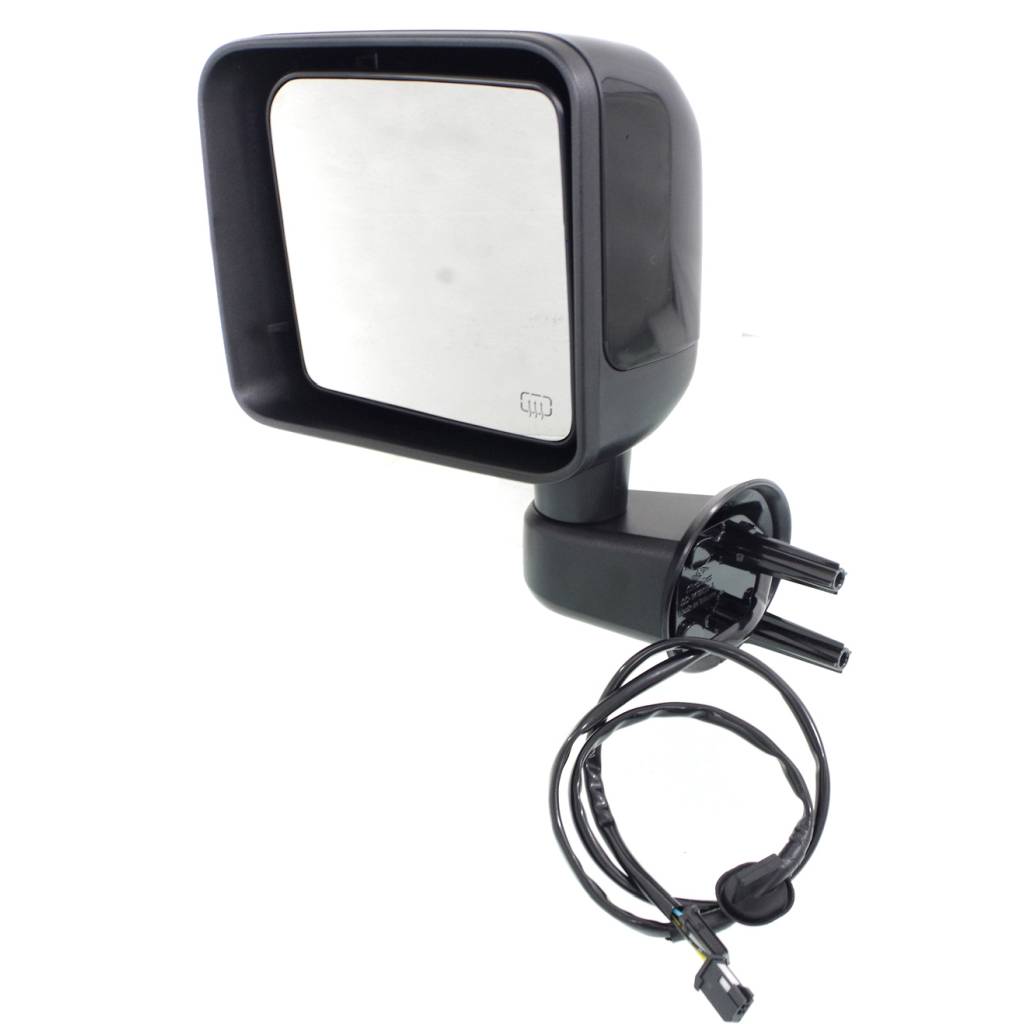 JEEPVEHICLE WRANGLER (JK) DOOR MIRROR LEFT (Driver Side) PWR/HTD (PTM) OEM#5VJ77DX8AB 2015-2018 PL#CH1320393