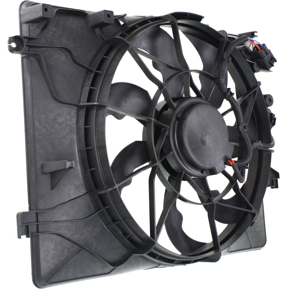 HYUNDAI GENESIS COUPE RADIATOR & A/C FAN ASSEMBLY (3.8L) OEM#253802M280 2013-2016 PL#HY3115148