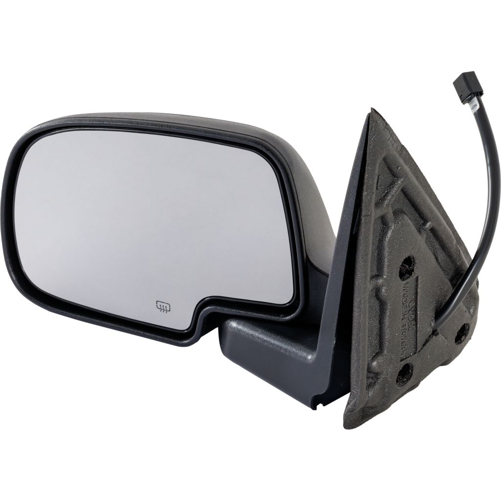 GM TRUCKS & VANS AVALANCHE DOOR MIRROR LEFT (Driver Side) PWR/HTD (W/O LAMP)(TXT-BLACK CVR) OEM#GM1320250 2002 PL#GM1320250