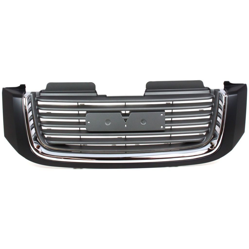 GM TRUCKS & VANS ENVOY (EXC XUV) GRILLE ASSEMBLY CHR/BLK (WO/HEAD/LAMP WASHER) (Exc Denali) OEM#19121042 2006-2009 PL#GM1200604