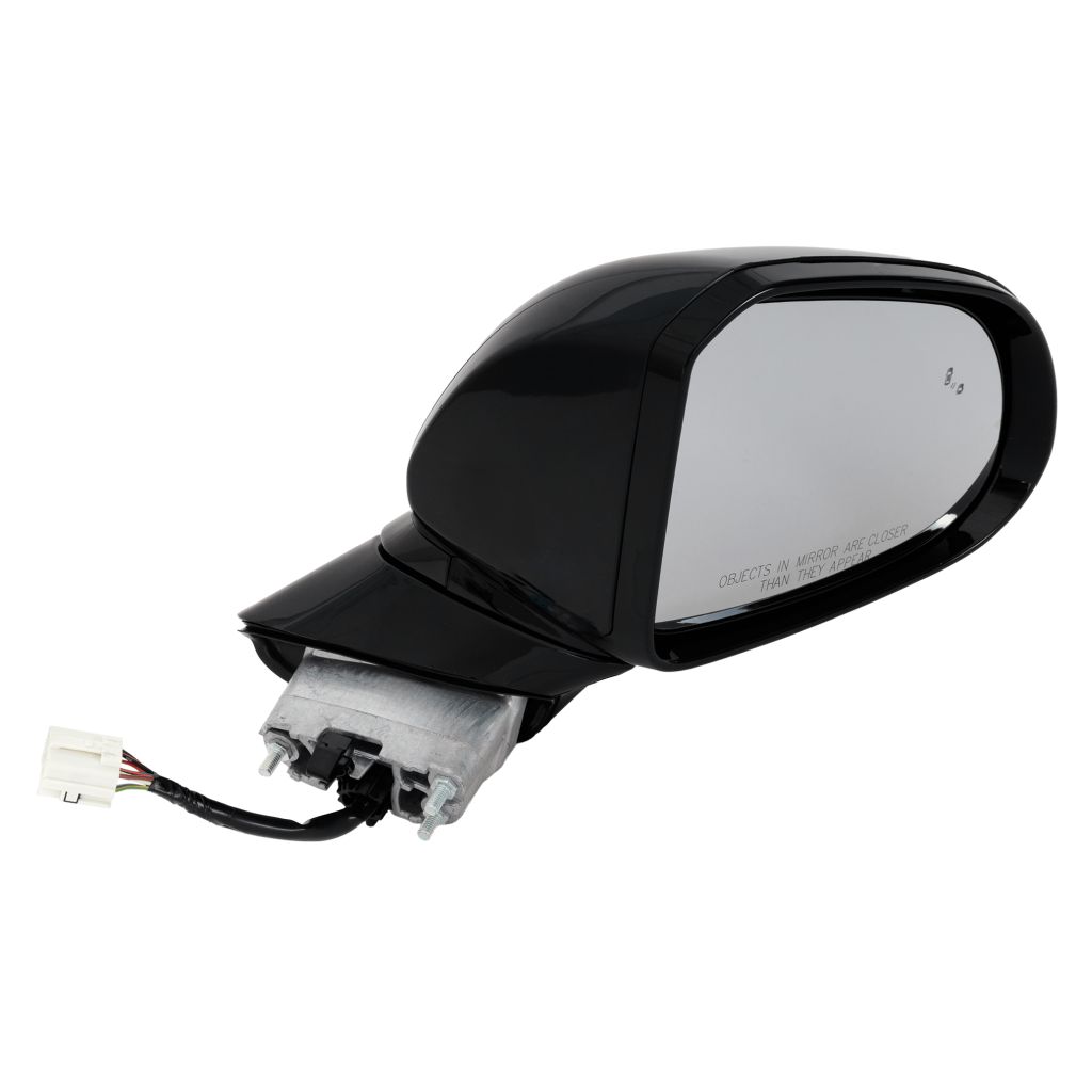 HYUNDAI SANTA FE DOOR MIRROR RIGHT (Passenger Side) PWR/HTD/SIGNAL/PUDDLE (W/BSD)(WO/CAMERA)(BLACK) OEM#87620S2130 2019-2020 PL#HY1321264