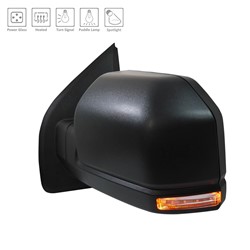 FORD TRUCKS & VANS FORD/PU F150 (EXC RAPTOR) DOOR MIRROR LEFT (Driver Side) PWR/HTD/SIGNAL/PUDDLE (WO/BSD)(W/SPOT LAMP)(STD TYPE)(TEX) OEM#JL3Z17683DA 2015-2018 PL#FO1320557