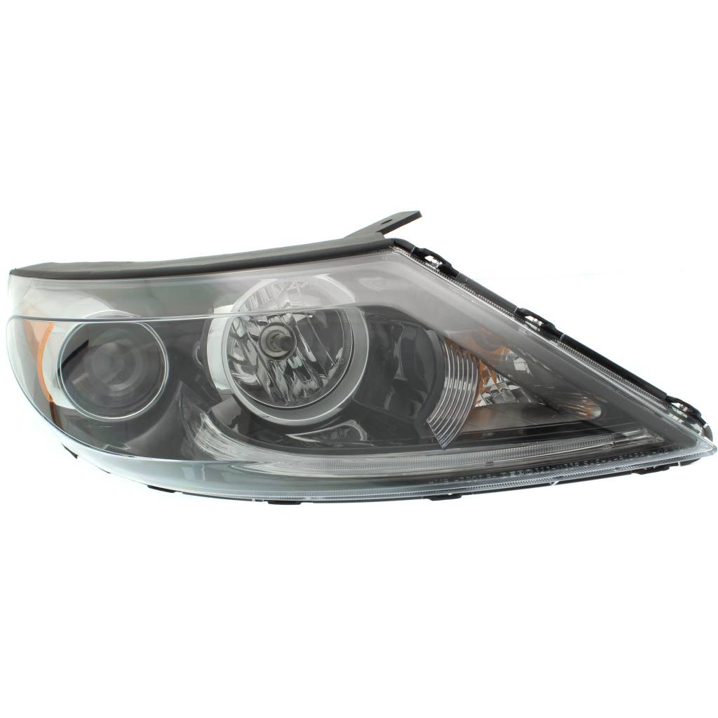 KIA SPORTAGE HEAD LAMP ASSY RIGHT (Passenger Side) W/LED ACCENT OEM#921023W710 2013-2016 PL#KI2503177