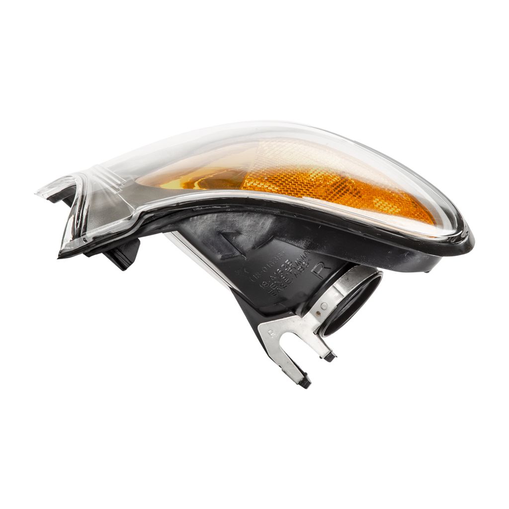 BMW BMW 3 ( i/xi ) (SEDAN/WAGON) CORNER LAMP UNIT RIGHT (Passenger Side) (AMBER SIGNAL W/SILVER BASE) OEM#63136915384 2002-2005 PL#BM2521110