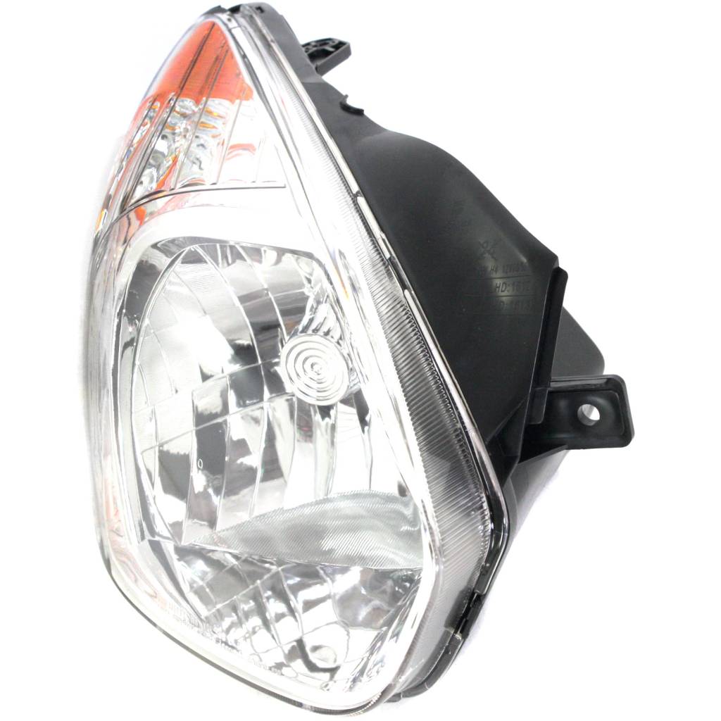 HYUNDAI ACCENT HATCHBACK HEAD LAMP ASSEMBLY RIGHT (Passenger Side) (HEAD/LAMP SOCKET 4HOLE/3PIN) OEM#921021E011 2007-2011 PL#HY2503144