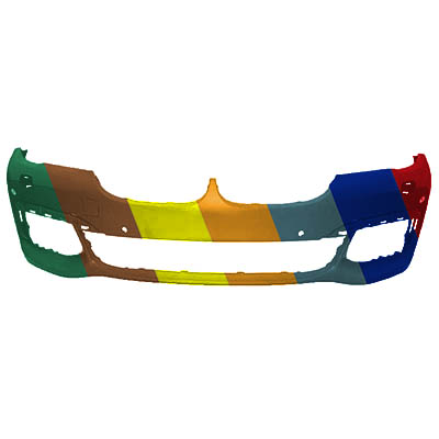 BMW BMW 7 SERIES HYBRID (740e/745e) FRONT BUMPER COVER PRIMED (W/WASHER)(W/4 PK SENSOR)(W/TOW)(W/M PKG) OEM#51118064753 2017-2019 PL#BM1000452