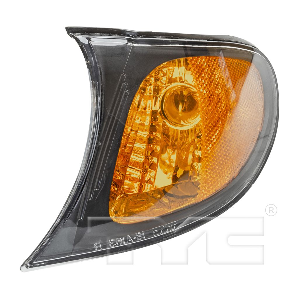 BMW BMW 3( i/xi ) (SEDAN/WAGON) CORNER LAMP LEFT (Driver Side) (AMBER SIGNAL W/BLACK BASE) OEM#63137165859 2002-2005 PL#BM2520109