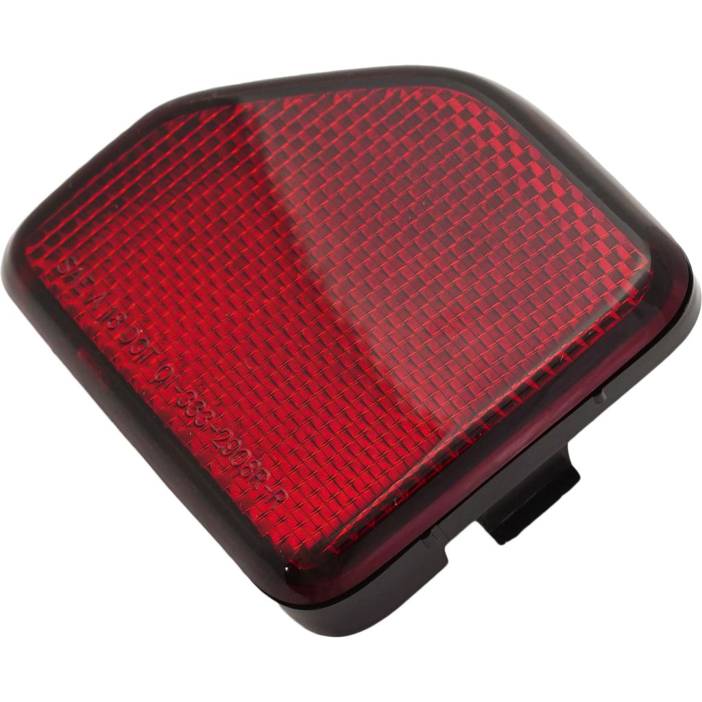 JEEPVEHICLE WRANGLER PLUG-IN REAR BUMPER REFLECTOR RIGHT (Passenger Side) (EXC STEEL BMP) OEM#68281936AB 2021-2024 PL#CH1185108