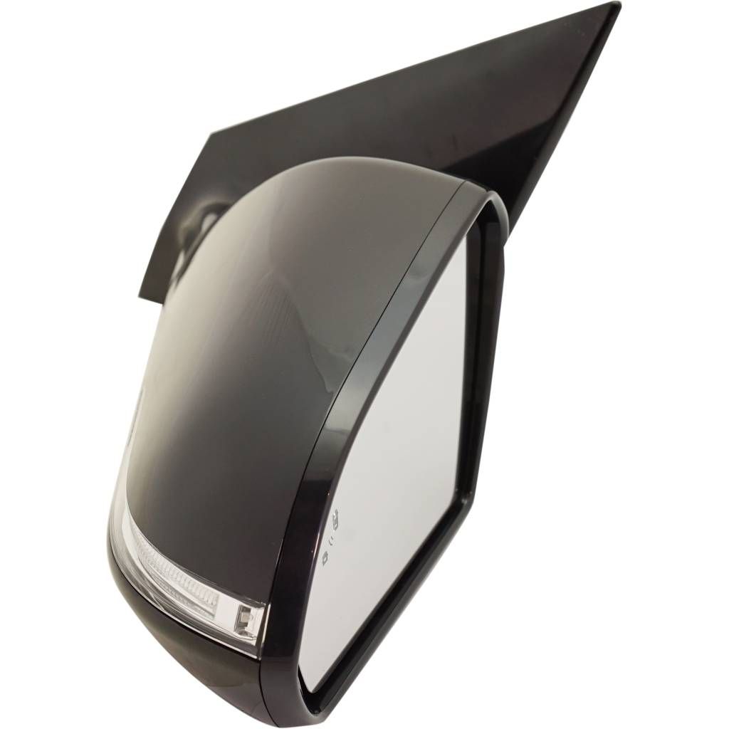 HYUNDAI SONATA DOOR MIRROR LEFT (Driver Side) PWR/HTD/SIGNAL (W/BSD)(W/MEMORY)(GLOSS BLACK)(MAN-FOLD) OEM#87610C2070 2015-2017 PL#HY1320229
