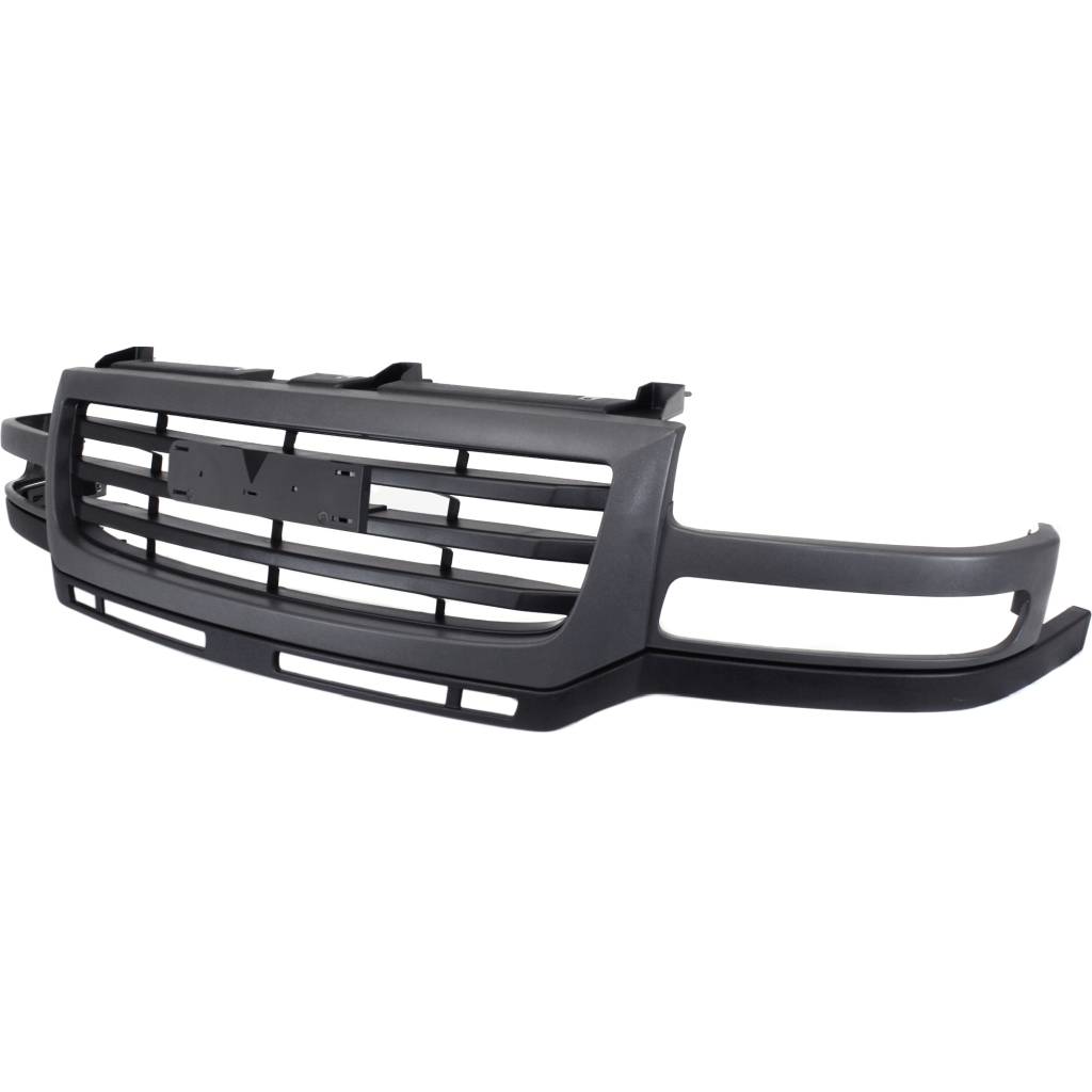GM TRUCKS & VANS SIERRA/PU (GMC) (07 OLD STYLE) GRILLE ASSY GRAY/BLACK (2500HD/3500) OEM#19130794 2003-2007 PL#GM1200627