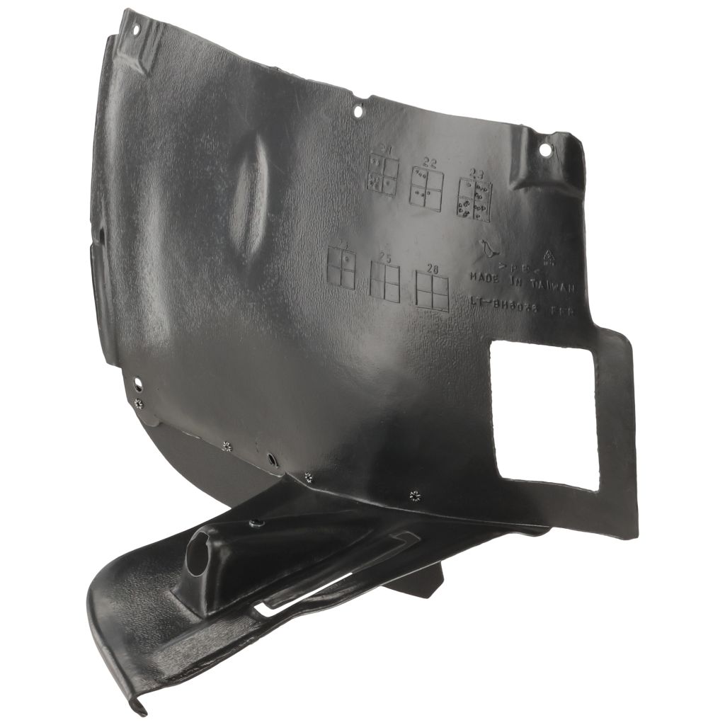 BMW BMW 5 SERIES FENDER LINER RIGHT (Passenger Side) (FRONT SECTION) OEM#51717008690 2001-2003 PL#BM1228104